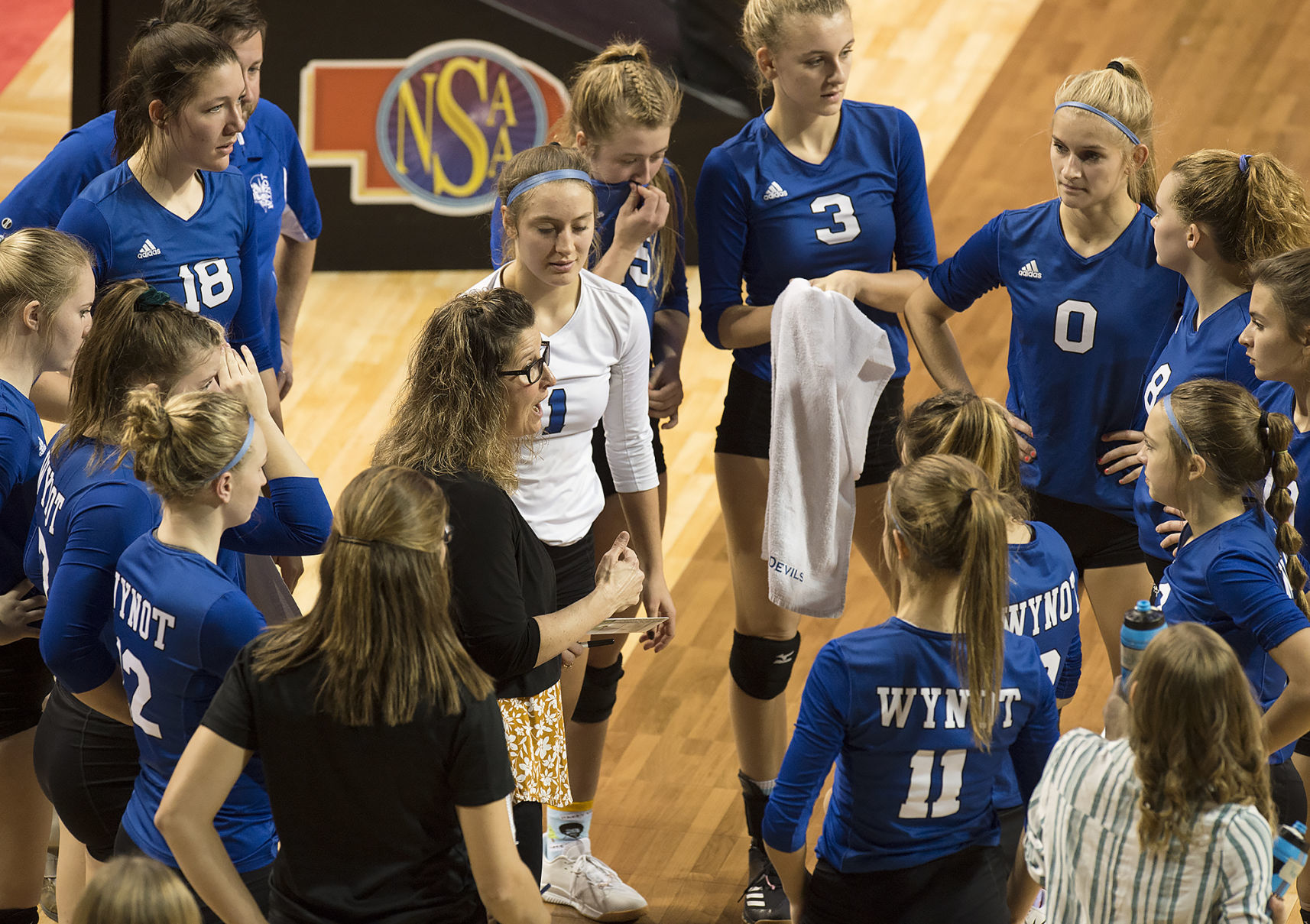 D-2 state volleyball, BDS vs. Wynot, 11.8